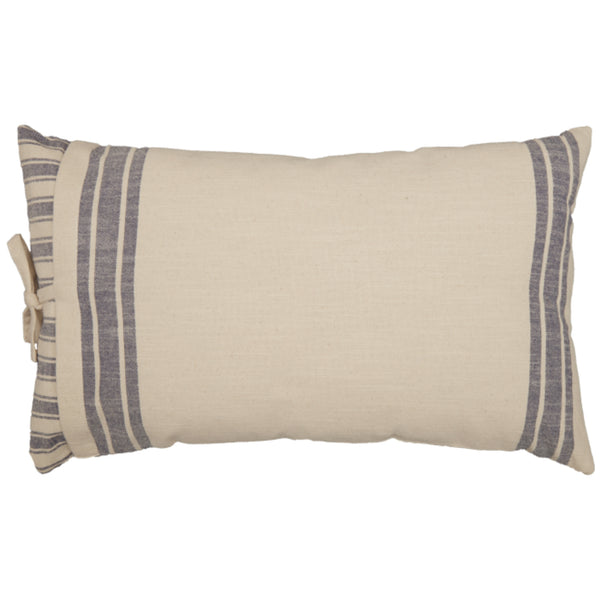Market Place Blue Fabric Overcover Pillow Cover 25Lx15W