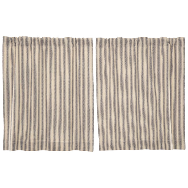 Market Place Blue Ticking Stripe Tier Set of 2 36Lx36W