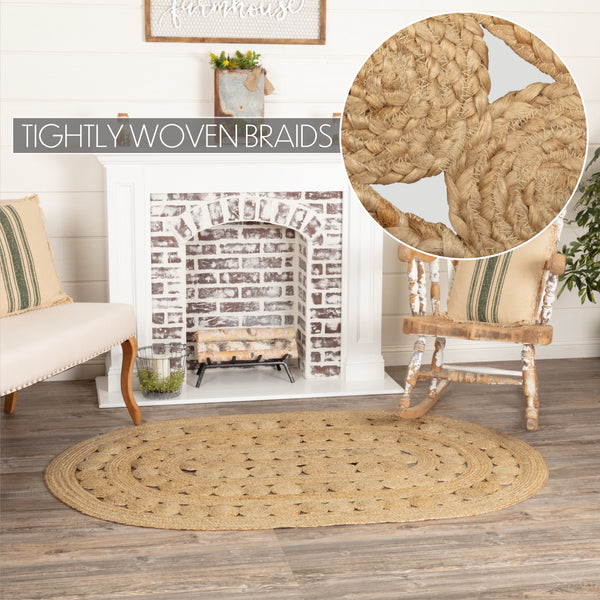 Celeste Jute Rug Oval 48x72
