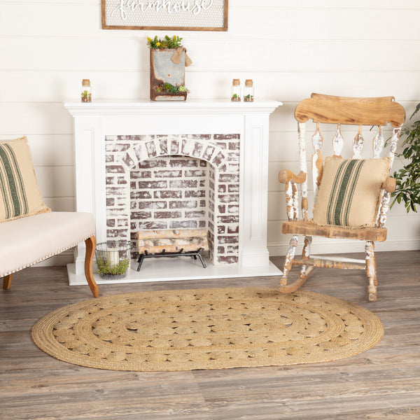 Celeste Jute Rug Oval 48x72