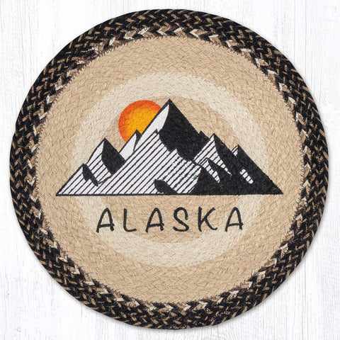 PM-RP-9-93 Alaska Printed Round Placemat 15"x15"