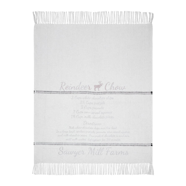 Sawyer Mill Reindeer Chow Woven Throw 50x60
