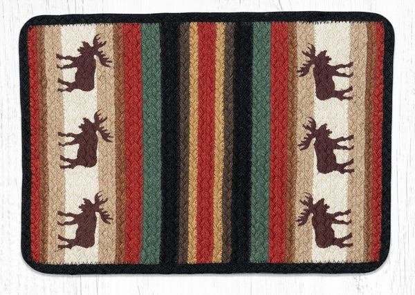 V-19 Moose Oblong Printed Placemat 13"x19"