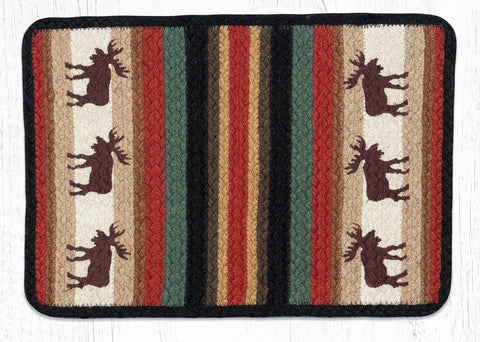 V-19 Moose Oblong Printed Placemat 13"x19"