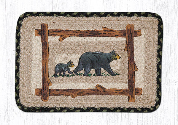 PP-116 Mama & Baby Bear Oblong Printed Swatch 10"x15"