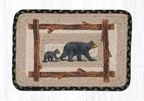 PP-116 Mama & Baby Bear Oblong Printed Swatch 10"x15"
