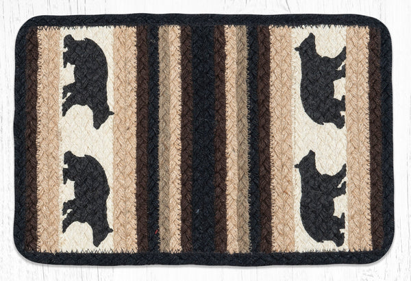 V-313 Cabin Bear Oblong Printed Swatch 10"x15"