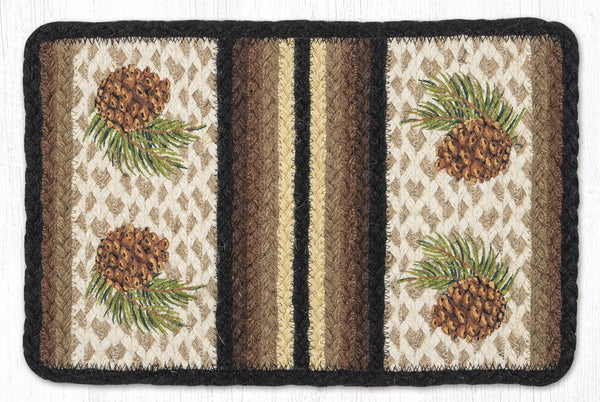 V-783 Pinecone Oblong Printed Swatch 10"x15"