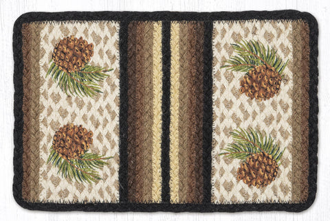 V-783 Pinecone Oblong Printed Swatch 10"x15"