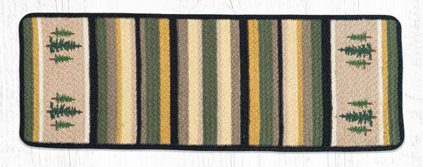 V-116 Tall Timbers Oblong Printed Table Runner 13"x36"