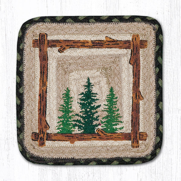 PP-116 Tall Timbers Square Printed Trivet 10"x10"