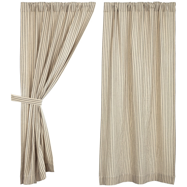 Katie's Vintage Stripe Short Panel Set of 2 63Lx36W