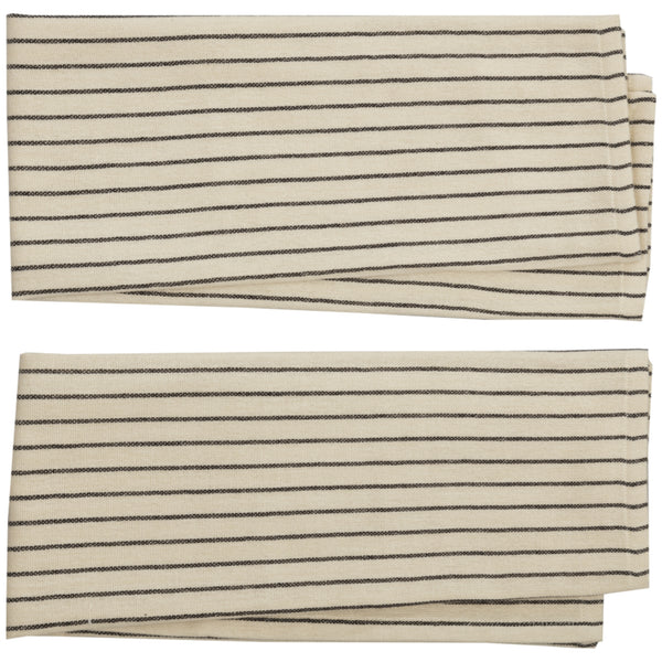 Katie's Vintage Stripe Tea Towel Set of 2 28Lx19W