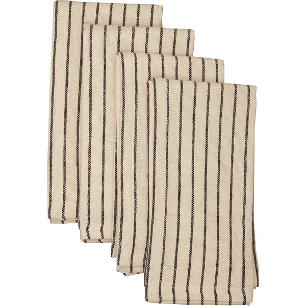 Katie's Vintage Stripe Napkin Set of 4 18Lx18W
