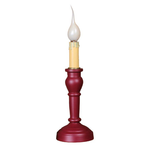 Wellington Spindle Lamp - Barn Red