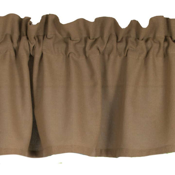 Heirloom Oat Valance 72"x15.5" – Primitive Farmhouse Window Treatment