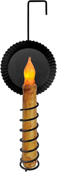 Cupboard Pan Candleholder 12"