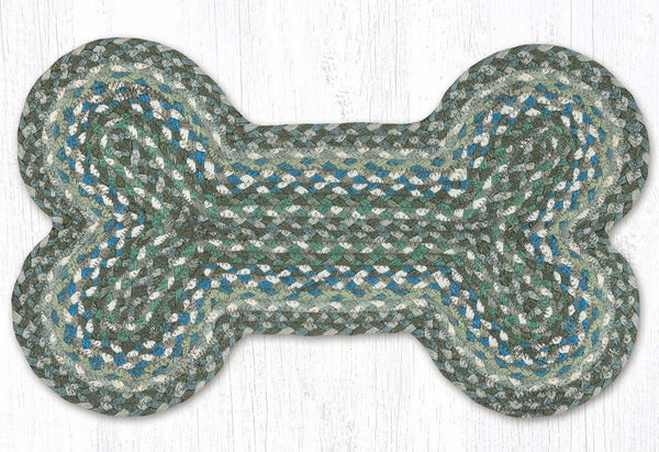 DB-419 Sage/Ivory/Settlers Blue Medium Dog Bone 13"x22"