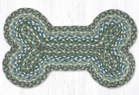 DB-419 Sage/Ivory/Settlers Blue Medium Dog Bone 13"x22"