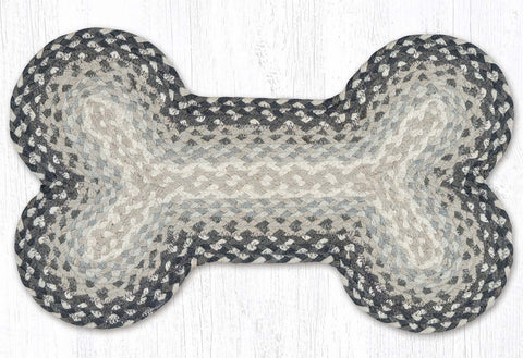 DB-890 Gray/Sand/Ivory Medium Dog Bone 13"x22"