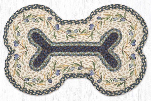 DBP-503 Olive Border Dog Bone 18"x28"