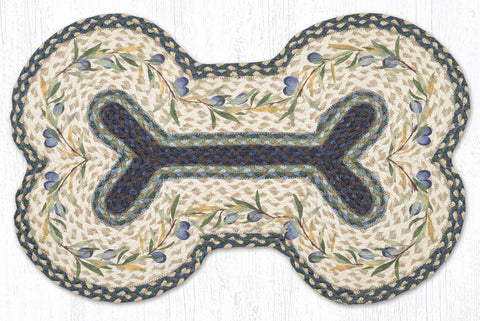 DBP-503 Olive Border Dog Bone 18"x28"