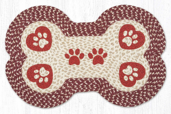 DBP-9-117 Heart Paws Dog Bone 18"x28"