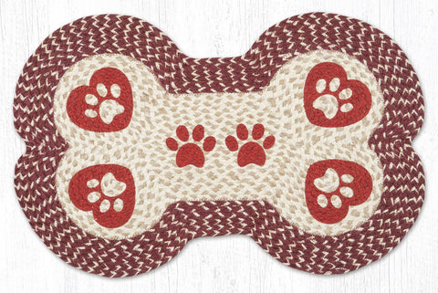DBP-9-117 Heart Paws Dog Bone 18"x28"