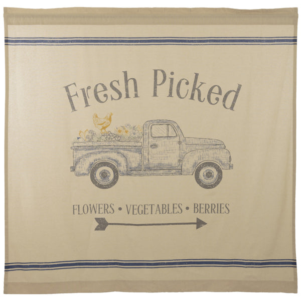 Fresh Picked Shower Curtain 72Lx72W