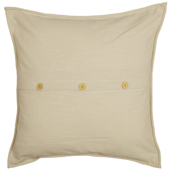 Market Place Red Quilted Euro Sham 26Lx26W