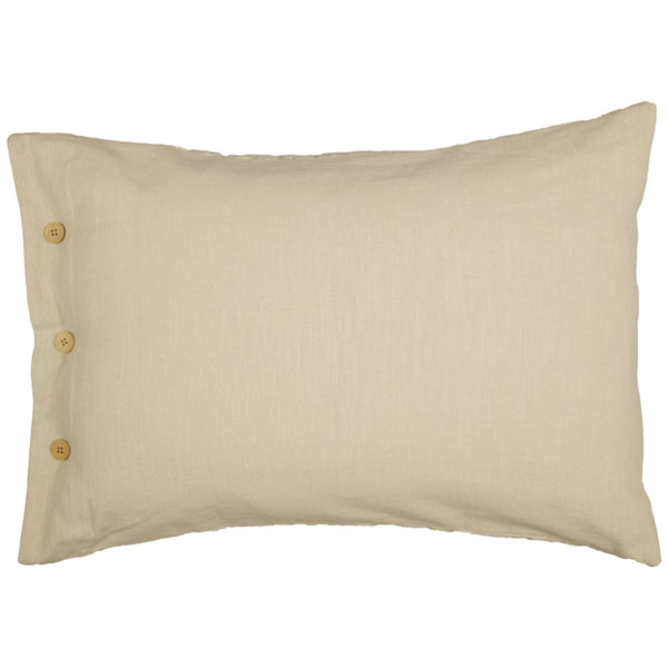 Market Place Red Standard Sham 27Lx21W
