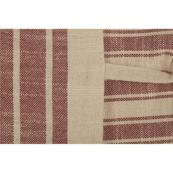 Market Place Red Fabric Overcover Pillow Cover 25Lx15W