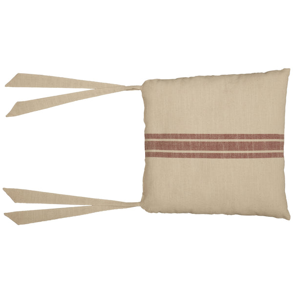 Market Place Red Chair Pad 16Lx16W