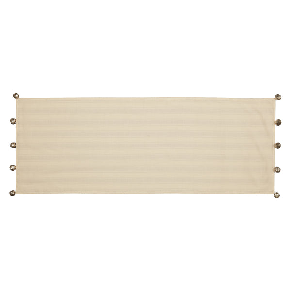 Sleigh Bells Ring Ticking Stripe Runner 36Lx13W