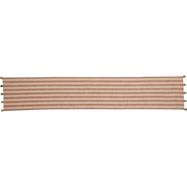 Sleigh Bells Ring Ticking Stripe Runner 72Lx13W