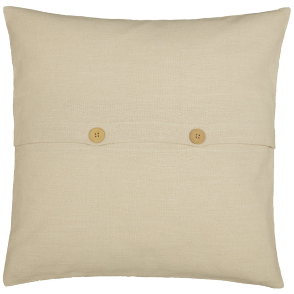 Market Place Red Flag Patch Pillow Cover 20Lx20W