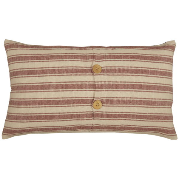 Market Place Red Flag Pillow Cover 20Lx12W