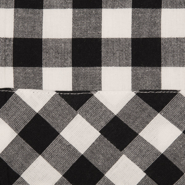 Vintage Check Black Tier Set of 2 24Lx36W