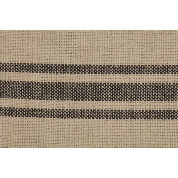 Mill House Stripe Black King Coverlet 97Lx110W
