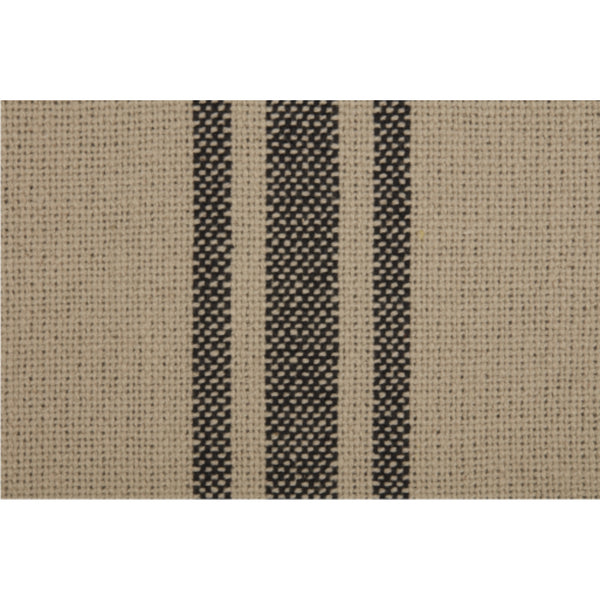 Mill House Stripe Black Placemat Set of 4 18Lx12W