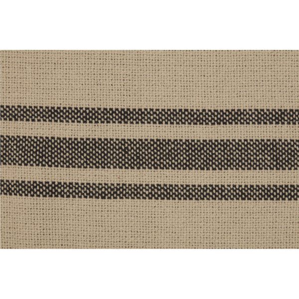 Mill House Stripe Black Runner 36Lx16W