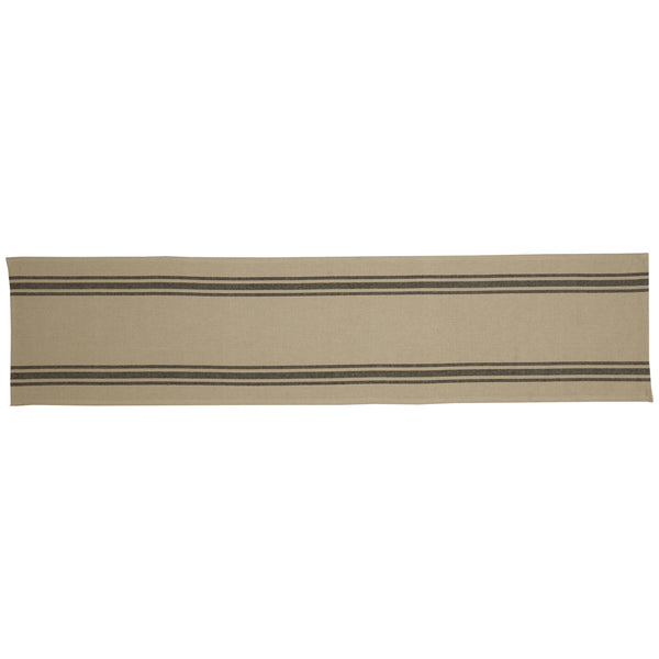 Mill House Stripe Black Runner 72Lx16W