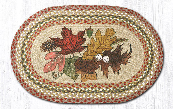 OP-24 Autumn Leaves Oval Patch 20"x30"
