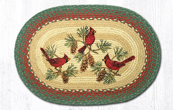 OP-25 Cardinals Oval Patch 20"x30"