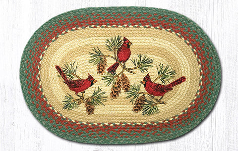OP-25 Cardinals Oval Patch 20"x30"