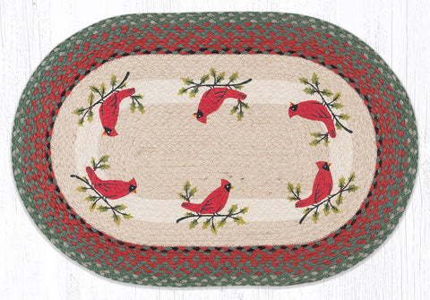 OP-25 Holly Cardinal Oval Patch 20"x30"