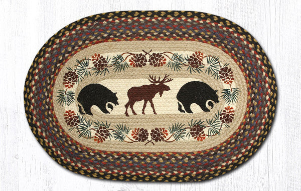 OP-43 Bear/Moose Oval Patch 20"x30"