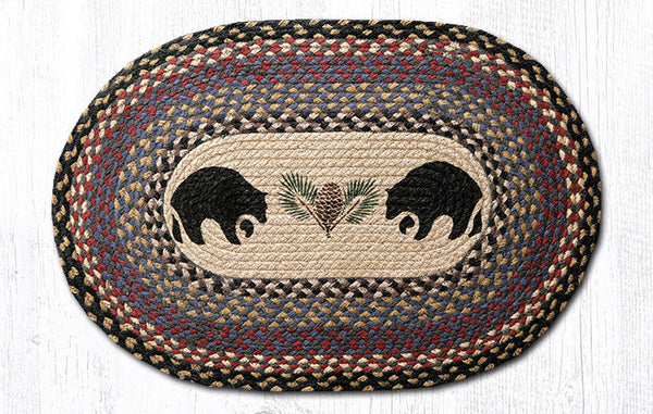 OP-43 Black Bears Oval Patch 20"x30"