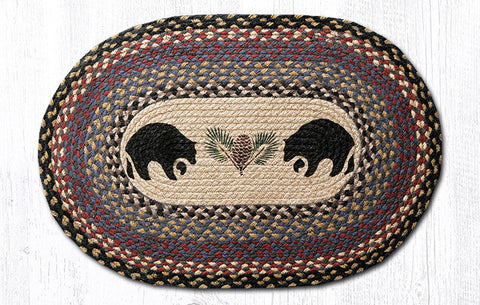 OP-43 Black Bears Oval Patch 20"x30"