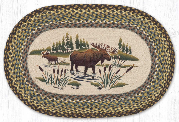 OP-51 Moose Wading Oval Patch 20"x30"